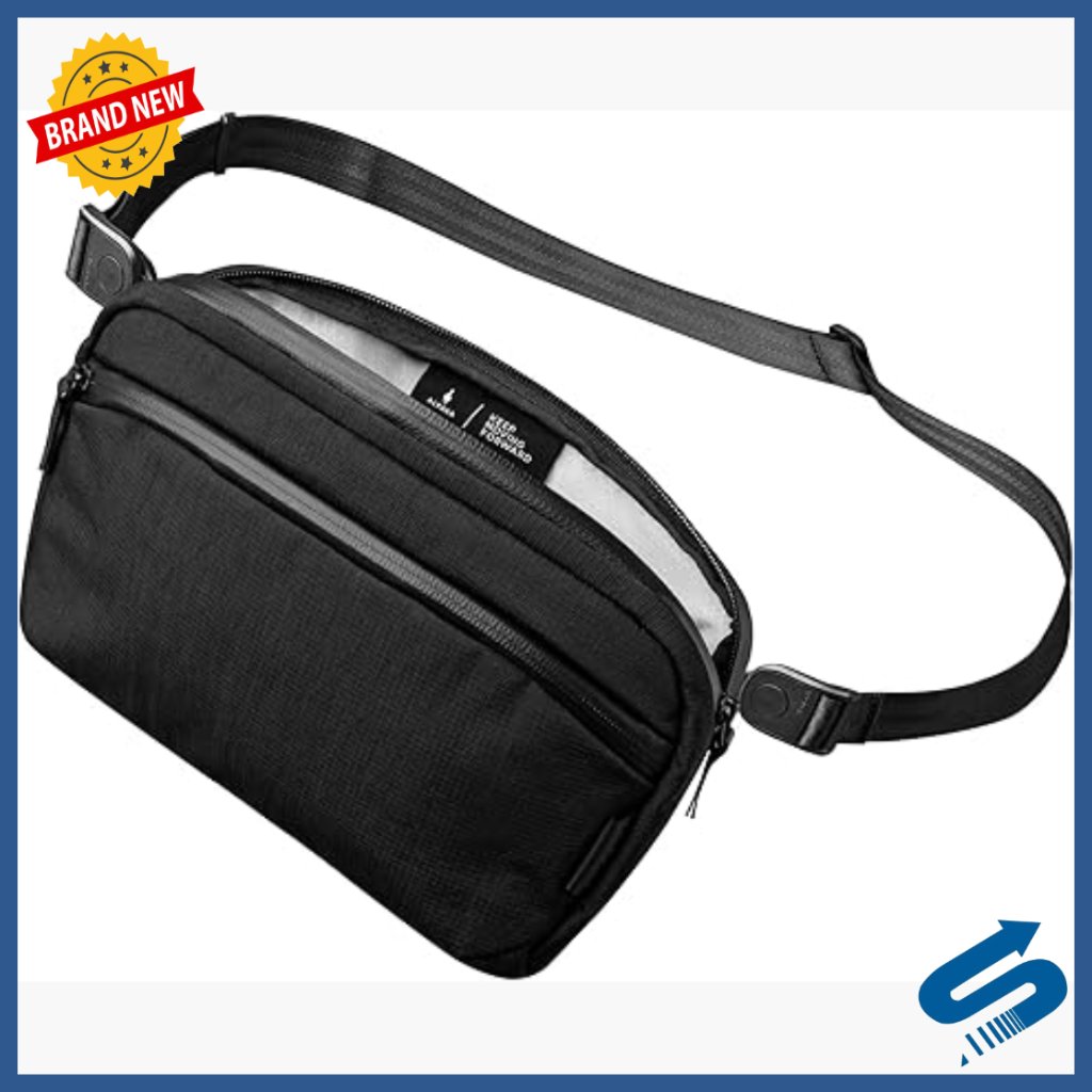 Compact 2l Travel Sling Bag With Quick Release Strap, Tablet Sleeve